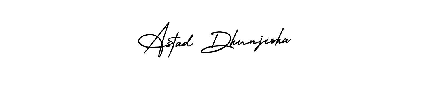 Make a beautiful signature design for name Astad Dhunjisha. With this signature (AmerikaSignatureDemo-Regular) style, you can create a handwritten signature for free. Astad Dhunjisha signature style 3 images and pictures png