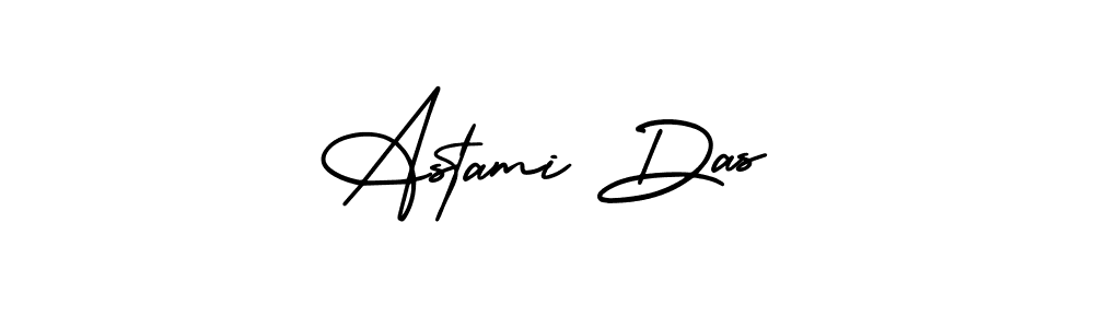 How to make Astami Das name signature. Use AmerikaSignatureDemo-Regular style for creating short signs online. This is the latest handwritten sign. Astami Das signature style 3 images and pictures png
