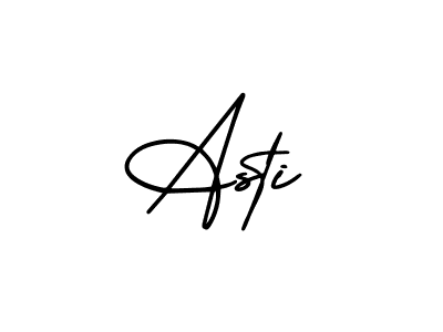 Make a beautiful signature design for name Asti. With this signature (AmerikaSignatureDemo-Regular) style, you can create a handwritten signature for free. Asti signature style 3 images and pictures png