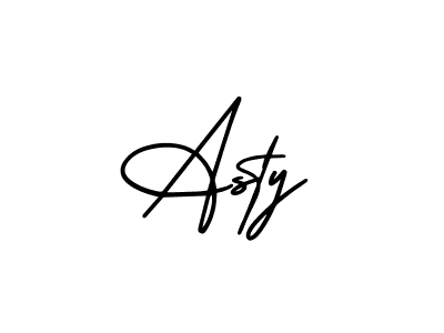 Best and Professional Signature Style for Asty. AmerikaSignatureDemo-Regular Best Signature Style Collection. Asty signature style 3 images and pictures png