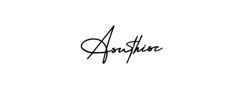 AmerikaSignatureDemo-Regular is a professional signature style that is perfect for those who want to add a touch of class to their signature. It is also a great choice for those who want to make their signature more unique. Get Asuthisc name to fancy signature for free. Asuthisc signature style 3 images and pictures png