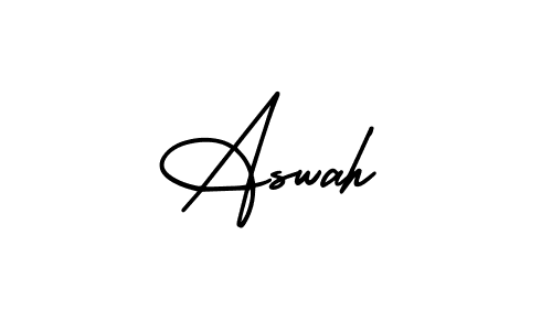 if you are searching for the best signature style for your name Aswah. so please give up your signature search. here we have designed multiple signature styles  using AmerikaSignatureDemo-Regular. Aswah signature style 3 images and pictures png