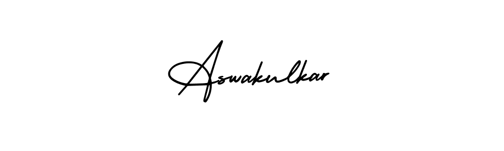 Make a beautiful signature design for name Aswakulkar. Use this online signature maker to create a handwritten signature for free. Aswakulkar signature style 3 images and pictures png