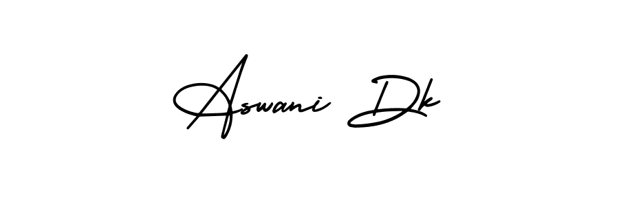 Aswani Dk stylish signature style. Best Handwritten Sign (AmerikaSignatureDemo-Regular) for my name. Handwritten Signature Collection Ideas for my name Aswani Dk. Aswani Dk signature style 3 images and pictures png