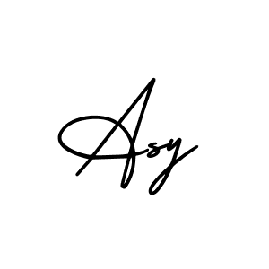 It looks lik you need a new signature style for name Asy. Design unique handwritten (AmerikaSignatureDemo-Regular) signature with our free signature maker in just a few clicks. Asy signature style 3 images and pictures png