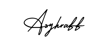 Best and Professional Signature Style for Asyhraff. AmerikaSignatureDemo-Regular Best Signature Style Collection. Asyhraff signature style 3 images and pictures png