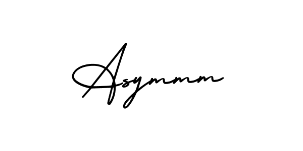 AmerikaSignatureDemo-Regular is a professional signature style that is perfect for those who want to add a touch of class to their signature. It is also a great choice for those who want to make their signature more unique. Get Asymmm name to fancy signature for free. Asymmm signature style 3 images and pictures png