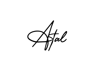 Atal stylish signature style. Best Handwritten Sign (AmerikaSignatureDemo-Regular) for my name. Handwritten Signature Collection Ideas for my name Atal. Atal signature style 3 images and pictures png