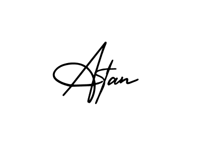 Create a beautiful signature design for name Atan. With this signature (AmerikaSignatureDemo-Regular) fonts, you can make a handwritten signature for free. Atan signature style 3 images and pictures png