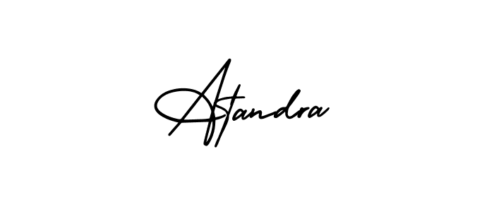 if you are searching for the best signature style for your name Atandra. so please give up your signature search. here we have designed multiple signature styles  using AmerikaSignatureDemo-Regular. Atandra signature style 3 images and pictures png