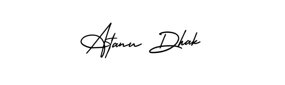 Design your own signature with our free online signature maker. With this signature software, you can create a handwritten (AmerikaSignatureDemo-Regular) signature for name Atanu Dhak. Atanu Dhak signature style 3 images and pictures png