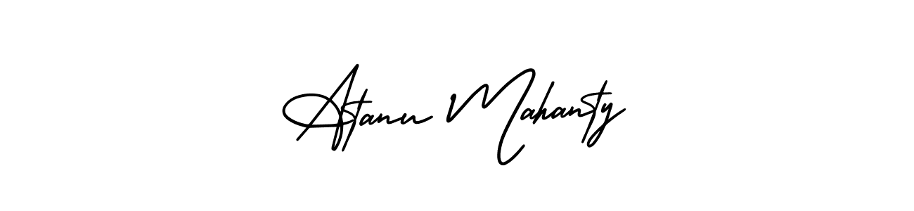 Create a beautiful signature design for name Atanu Mahanty. With this signature (AmerikaSignatureDemo-Regular) fonts, you can make a handwritten signature for free. Atanu Mahanty signature style 3 images and pictures png
