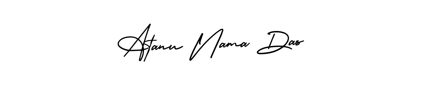 How to make Atanu Nama Das name signature. Use AmerikaSignatureDemo-Regular style for creating short signs online. This is the latest handwritten sign. Atanu Nama Das signature style 3 images and pictures png