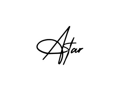 It looks lik you need a new signature style for name Atar. Design unique handwritten (AmerikaSignatureDemo-Regular) signature with our free signature maker in just a few clicks. Atar signature style 3 images and pictures png