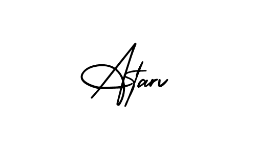 Similarly AmerikaSignatureDemo-Regular is the best handwritten signature design. Signature creator online .You can use it as an online autograph creator for name Atarv. Atarv signature style 3 images and pictures png