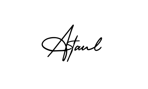 if you are searching for the best signature style for your name Ataul. so please give up your signature search. here we have designed multiple signature styles  using AmerikaSignatureDemo-Regular. Ataul signature style 3 images and pictures png