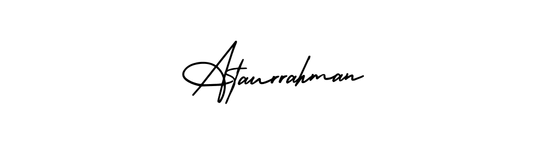 This is the best signature style for the Ataurrahman name. Also you like these signature font (AmerikaSignatureDemo-Regular). Mix name signature. Ataurrahman signature style 3 images and pictures png