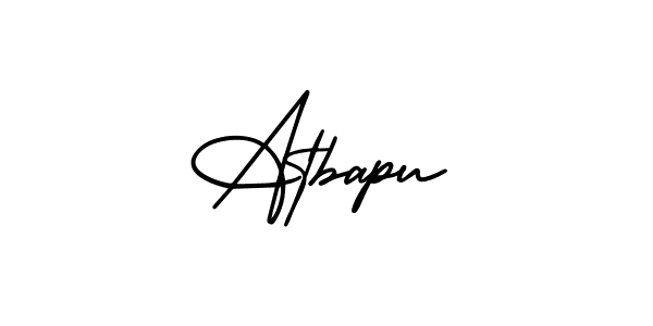 Make a beautiful signature design for name Atbapu. Use this online signature maker to create a handwritten signature for free. Atbapu signature style 3 images and pictures png