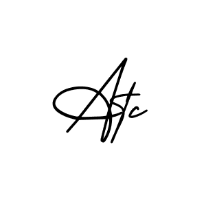 Use a signature maker to create a handwritten signature online. With this signature software, you can design (AmerikaSignatureDemo-Regular) your own signature for name Atc. Atc signature style 3 images and pictures png