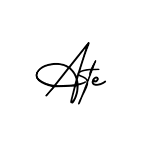 Also You can easily find your signature by using the search form. We will create Ate name handwritten signature images for you free of cost using AmerikaSignatureDemo-Regular sign style. Ate signature style 3 images and pictures png