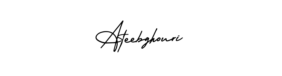 AmerikaSignatureDemo-Regular is a professional signature style that is perfect for those who want to add a touch of class to their signature. It is also a great choice for those who want to make their signature more unique. Get Ateebghouri name to fancy signature for free. Ateebghouri signature style 3 images and pictures png