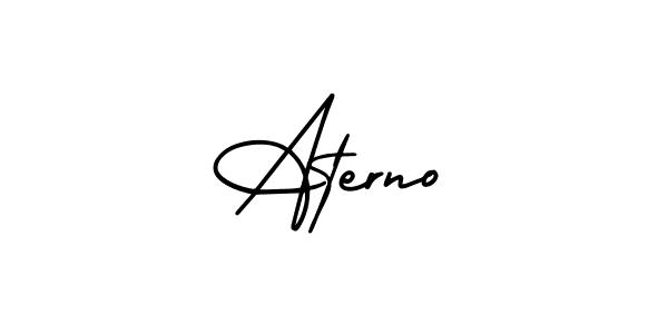 You can use this online signature creator to create a handwritten signature for the name Aterno. This is the best online autograph maker. Aterno signature style 3 images and pictures png