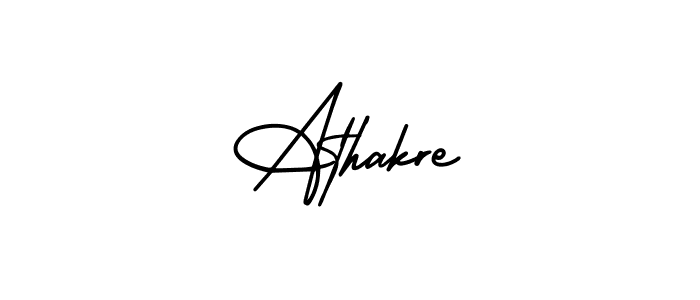 How to make Athakre signature? AmerikaSignatureDemo-Regular is a professional autograph style. Create handwritten signature for Athakre name. Athakre signature style 3 images and pictures png