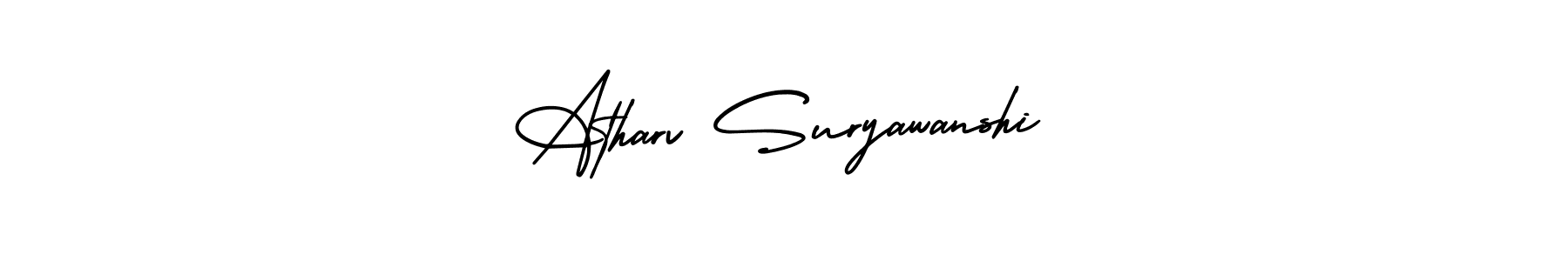 Create a beautiful signature design for name Atharv Suryawanshi. With this signature (AmerikaSignatureDemo-Regular) fonts, you can make a handwritten signature for free. Atharv Suryawanshi signature style 3 images and pictures png