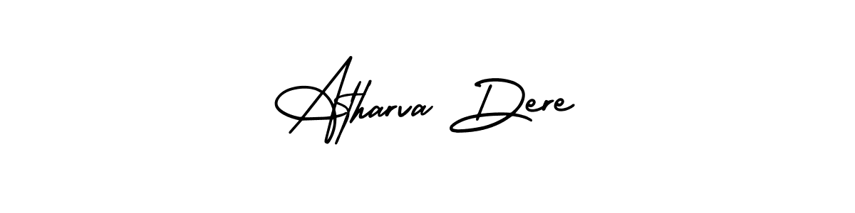 Similarly AmerikaSignatureDemo-Regular is the best handwritten signature design. Signature creator online .You can use it as an online autograph creator for name Atharva Dere. Atharva Dere signature style 3 images and pictures png