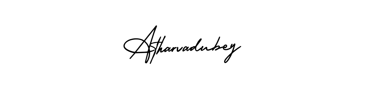 Use a signature maker to create a handwritten signature online. With this signature software, you can design (AmerikaSignatureDemo-Regular) your own signature for name Atharvadubey. Atharvadubey signature style 3 images and pictures png