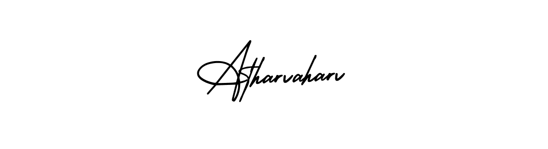 It looks lik you need a new signature style for name Atharvaharv. Design unique handwritten (AmerikaSignatureDemo-Regular) signature with our free signature maker in just a few clicks. Atharvaharv signature style 3 images and pictures png