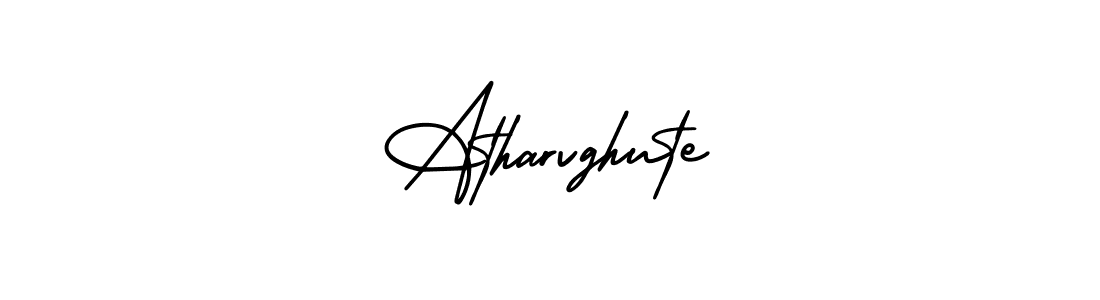 AmerikaSignatureDemo-Regular is a professional signature style that is perfect for those who want to add a touch of class to their signature. It is also a great choice for those who want to make their signature more unique. Get Atharvghute name to fancy signature for free. Atharvghute signature style 3 images and pictures png