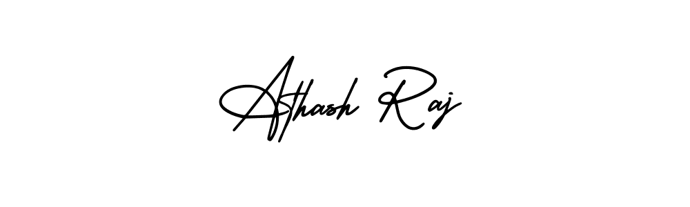 How to make Athash Raj signature? AmerikaSignatureDemo-Regular is a professional autograph style. Create handwritten signature for Athash Raj name. Athash Raj signature style 3 images and pictures png