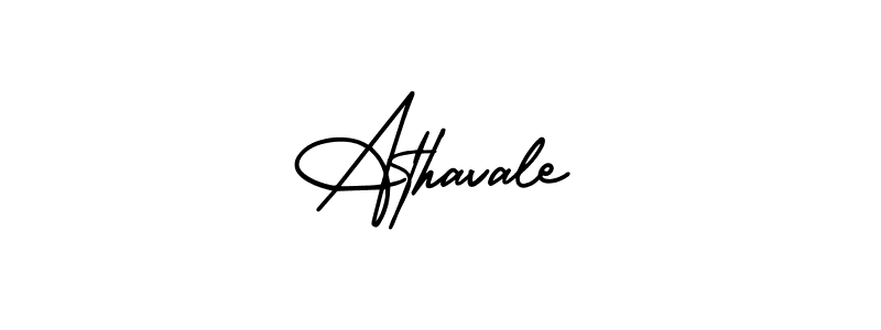 Make a beautiful signature design for name Athavale. With this signature (AmerikaSignatureDemo-Regular) style, you can create a handwritten signature for free. Athavale signature style 3 images and pictures png