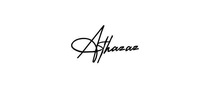 The best way (AmerikaSignatureDemo-Regular) to make a short signature is to pick only two or three words in your name. The name Athazaz include a total of six letters. For converting this name. Athazaz signature style 3 images and pictures png