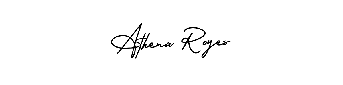 How to make Athena Royes signature? AmerikaSignatureDemo-Regular is a professional autograph style. Create handwritten signature for Athena Royes name. Athena Royes signature style 3 images and pictures png