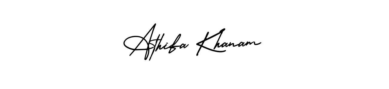 Make a short Athifa Khanam signature style. Manage your documents anywhere anytime using AmerikaSignatureDemo-Regular. Create and add eSignatures, submit forms, share and send files easily. Athifa Khanam signature style 3 images and pictures png