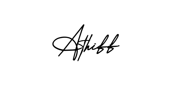 Best and Professional Signature Style for Athiff. AmerikaSignatureDemo-Regular Best Signature Style Collection. Athiff signature style 3 images and pictures png