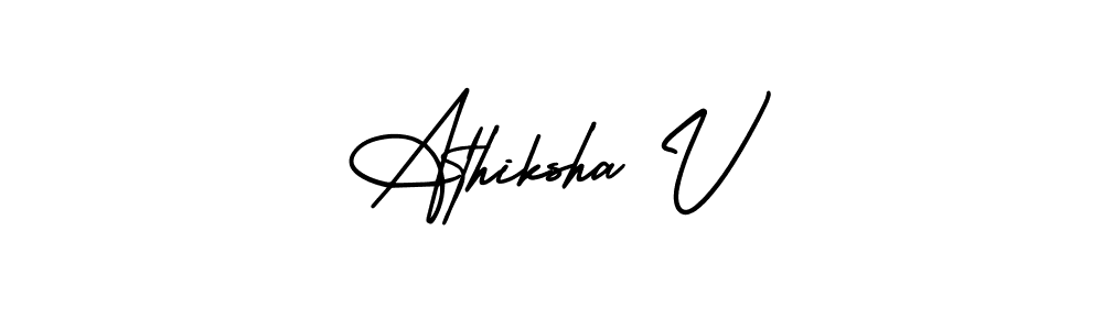 Check out images of Autograph of Athiksha V name. Actor Athiksha V Signature Style. AmerikaSignatureDemo-Regular is a professional sign style online. Athiksha V signature style 3 images and pictures png