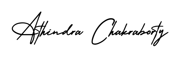 Athindra Chakraborty stylish signature style. Best Handwritten Sign (AmerikaSignatureDemo-Regular) for my name. Handwritten Signature Collection Ideas for my name Athindra Chakraborty. Athindra Chakraborty signature style 3 images and pictures png