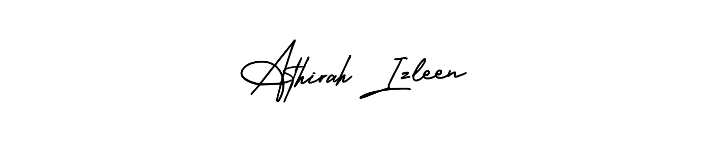 You can use this online signature creator to create a handwritten signature for the name Athirah Izleen. This is the best online autograph maker. Athirah Izleen signature style 3 images and pictures png