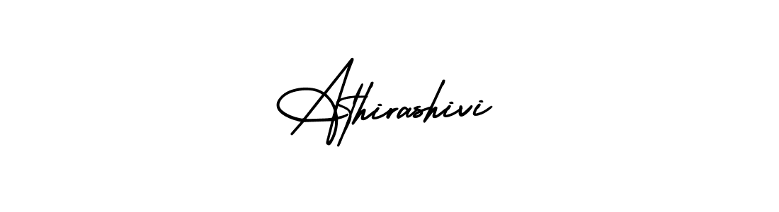 You should practise on your own different ways (AmerikaSignatureDemo-Regular) to write your name (Athirashivi) in signature. don't let someone else do it for you. Athirashivi signature style 3 images and pictures png