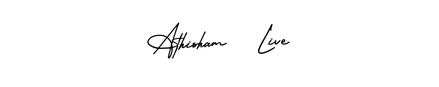 Once you've used our free online signature maker to create your best signature AmerikaSignatureDemo-Regular style, it's time to enjoy all of the benefits that Athisham   Live name signing documents. Athisham   Live signature style 3 images and pictures png