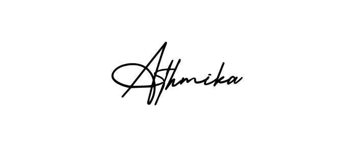 Also You can easily find your signature by using the search form. We will create Athmika name handwritten signature images for you free of cost using AmerikaSignatureDemo-Regular sign style. Athmika signature style 3 images and pictures png