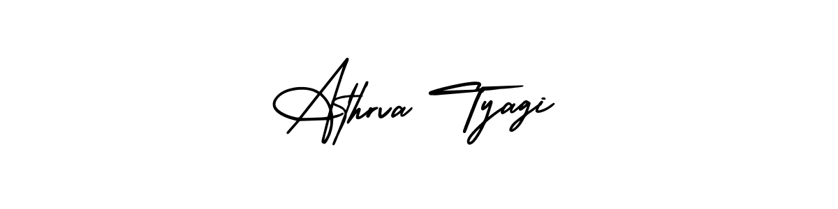 Also we have Athrva Tyagi name is the best signature style. Create professional handwritten signature collection using AmerikaSignatureDemo-Regular autograph style. Athrva Tyagi signature style 3 images and pictures png
