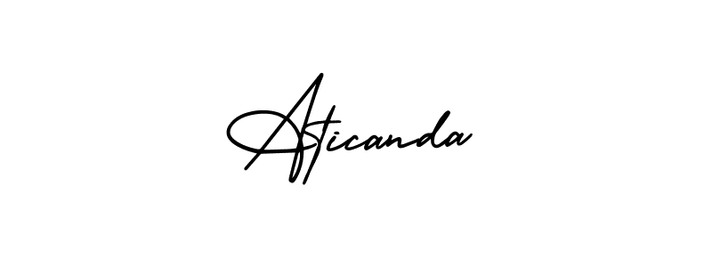 Best and Professional Signature Style for Aticanda. AmerikaSignatureDemo-Regular Best Signature Style Collection. Aticanda signature style 3 images and pictures png
