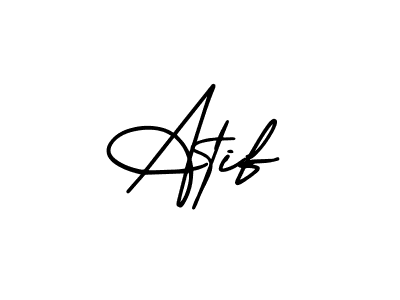 if you are searching for the best signature style for your name Atif. so please give up your signature search. here we have designed multiple signature styles  using AmerikaSignatureDemo-Regular. Atif signature style 3 images and pictures png
