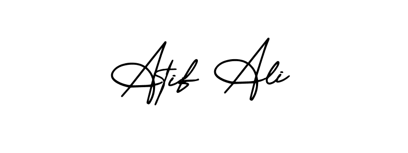 Best and Professional Signature Style for Atif Ali. AmerikaSignatureDemo-Regular Best Signature Style Collection. Atif Ali signature style 3 images and pictures png