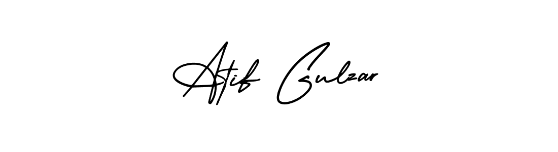 How to Draw Atif Gulzar signature style? AmerikaSignatureDemo-Regular is a latest design signature styles for name Atif Gulzar. Atif Gulzar signature style 3 images and pictures png