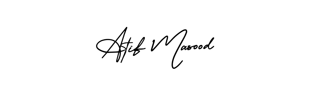 Make a beautiful signature design for name Atif Masood. Use this online signature maker to create a handwritten signature for free. Atif Masood signature style 3 images and pictures png